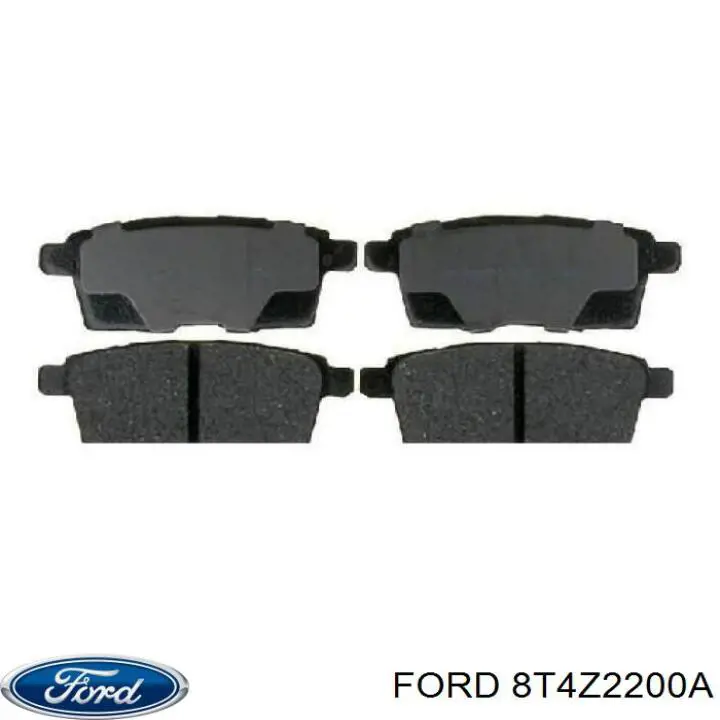 Задние тормозные колодки 8T4Z2200A Ford