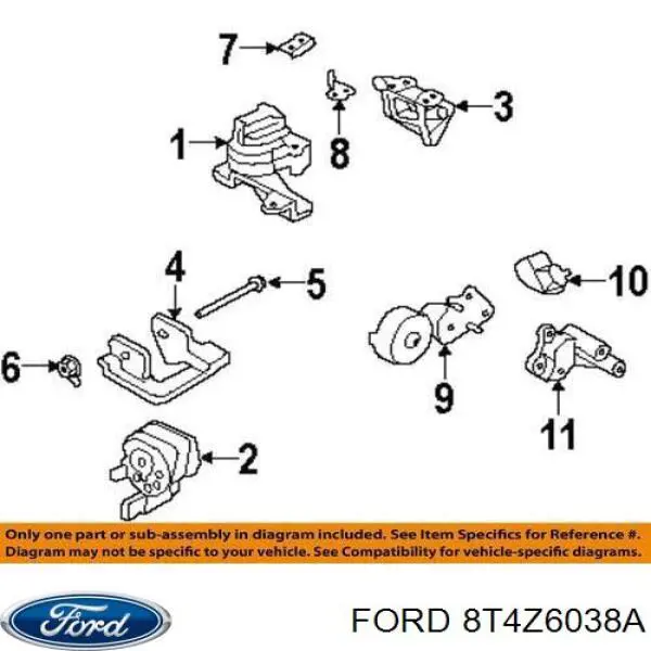  8T4Z6038A Ford