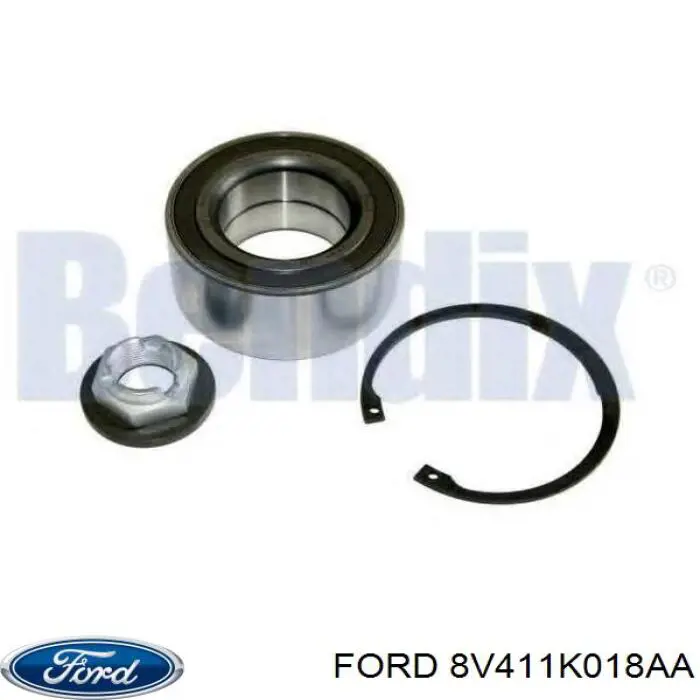 Подшипник ступицы 8V411K018AA Ford