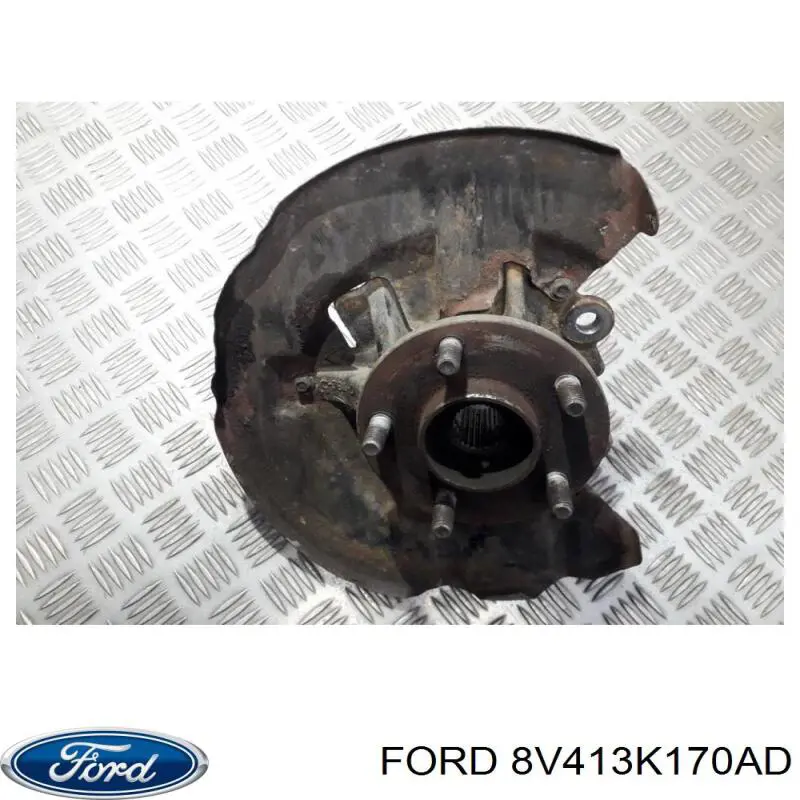 Купить 8V413K170AD Ford Ось передняя и поворотные кулаки