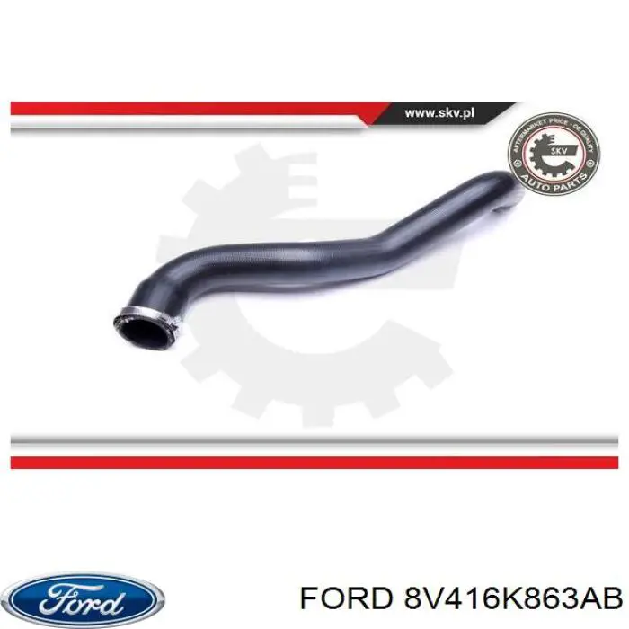 Купить 8V416K863AB Ford Патрубок интеркулера
