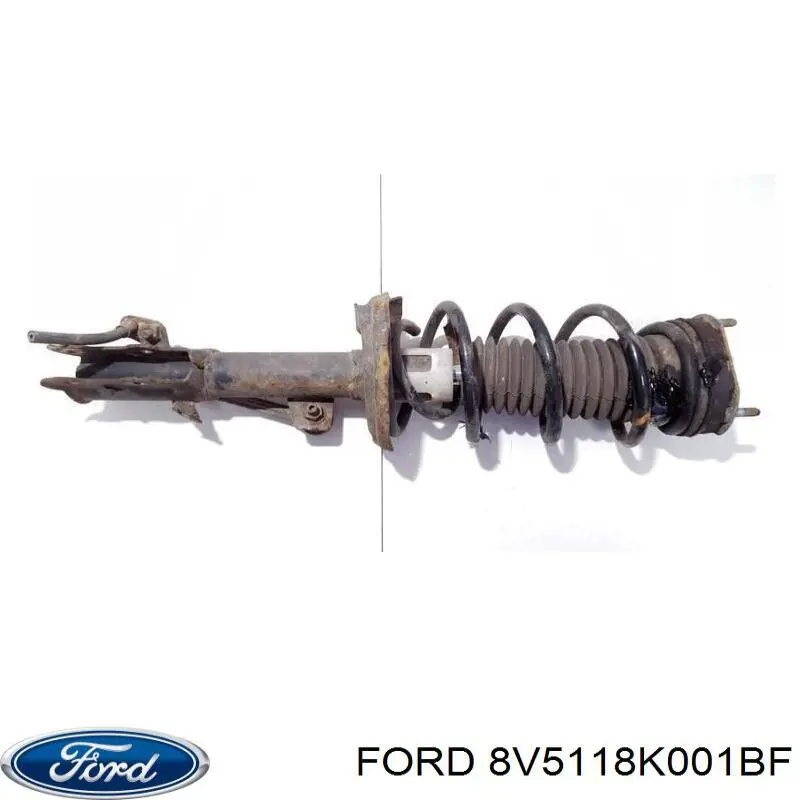 Купить 8V5118K001BF Ford Амортизатор подвески передний левый