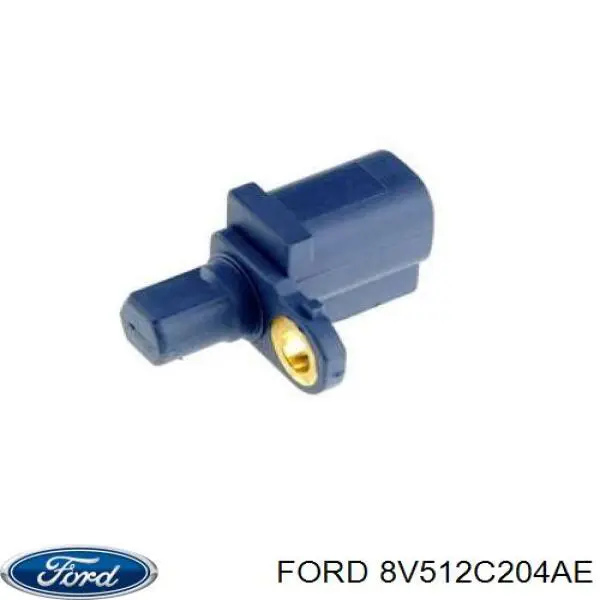 8V512C204AE Ford sensor dianteiro de abs