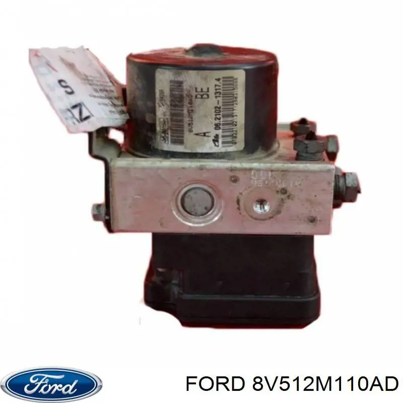 8V512M110AD Ford блок управления абс (abs гидравлический)