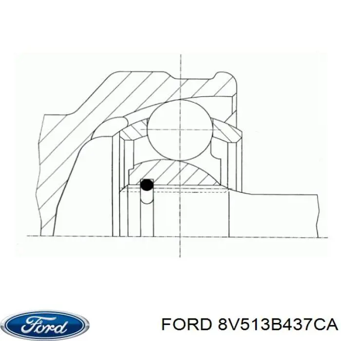 Привод передний левый Ford 1804599 цена, от 58.61 USD