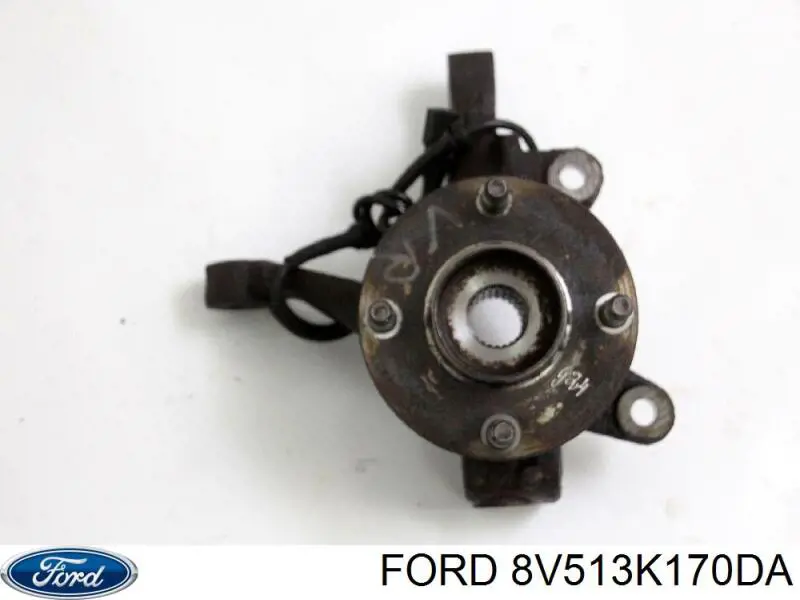 Цапфа (поворотный кулак) передний правый Ford 8V513K170DA цена, от 19.80 USD