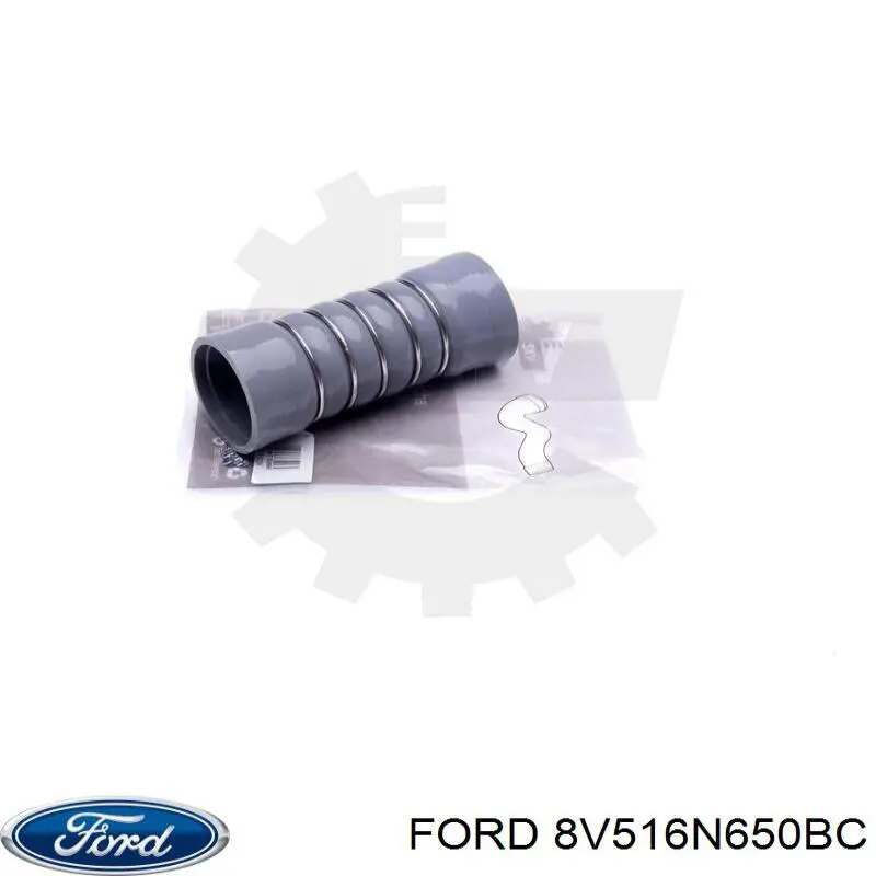 8V516N650BC Ford mangueira (cano derivado direita de intercooler)