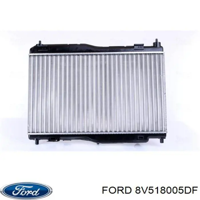 Купить 8V518005DF Ford Радиатор водяной