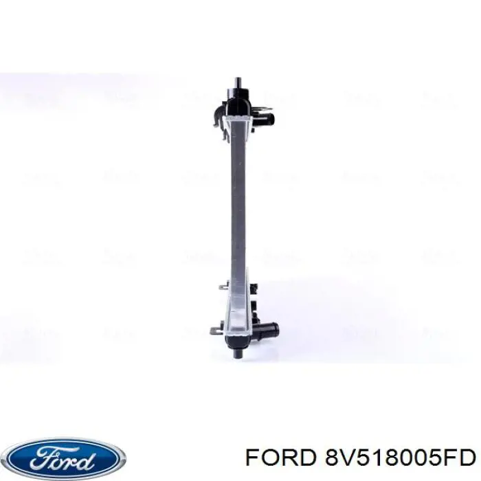 8V518005FD Ford радиатор