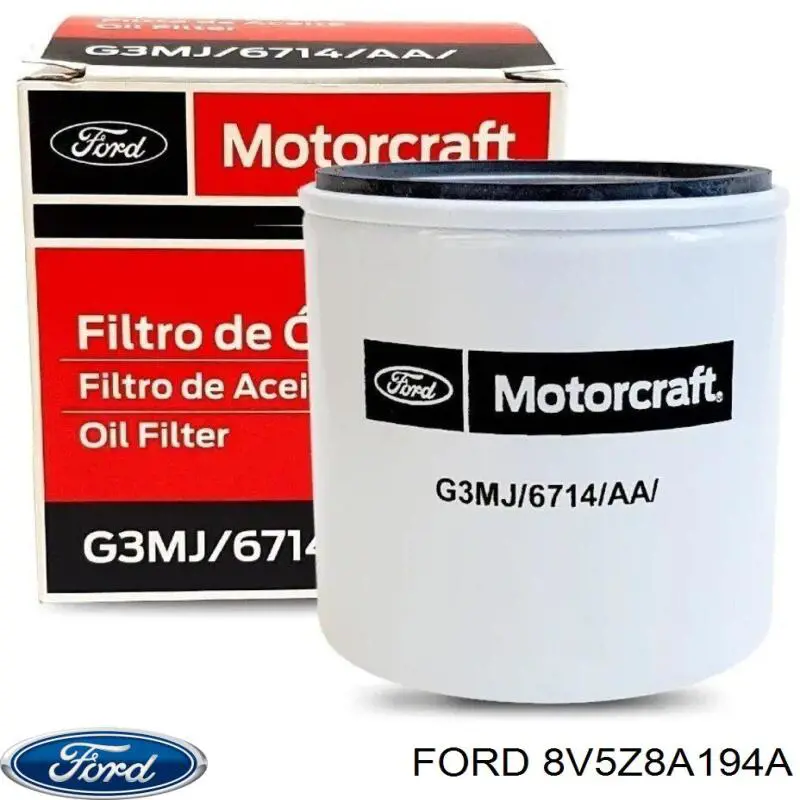 8V5Z8A194A Ford consola do radiador superior