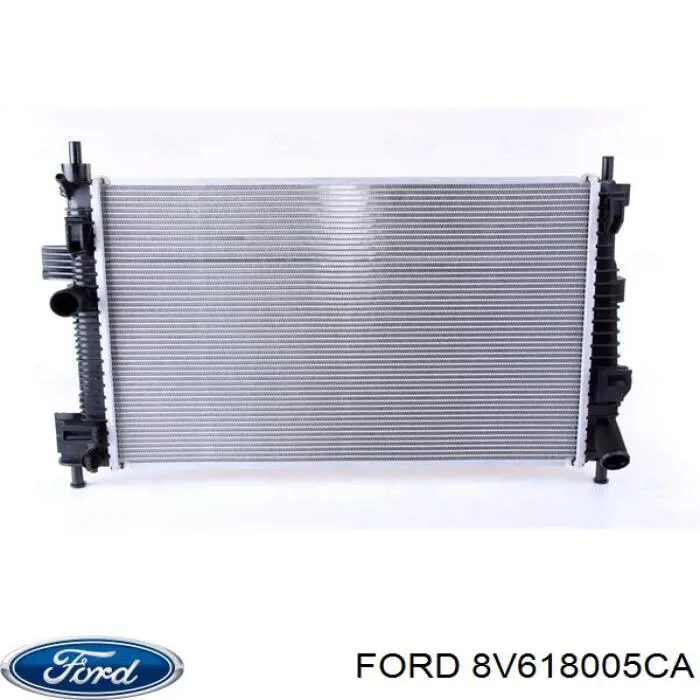 Радиатор охлаждения двигателя Ford 8V618005CA цена, от 161.49 USD