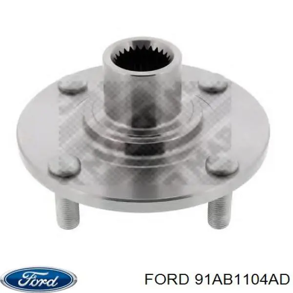 Ступица передняя 91AB1104AD Ford