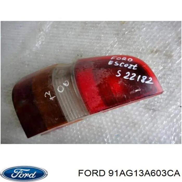 Фонарь задний левый 91AG13A603CA Ford