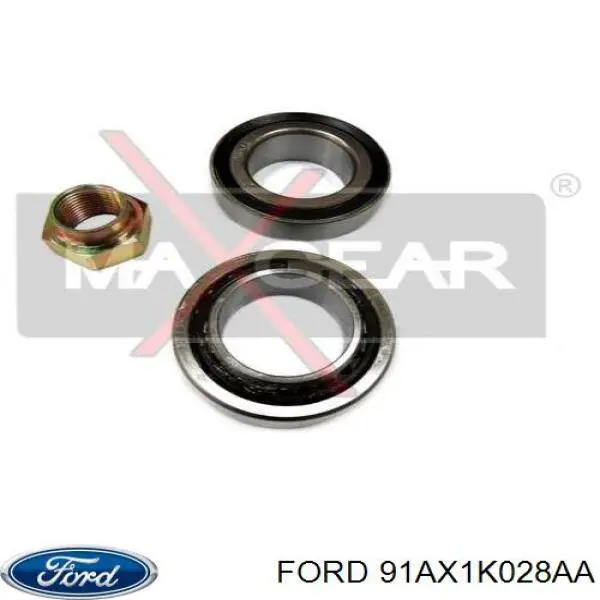 Комплект подшипника ступицы колеса Ford 91AX1K028AA цена, от 15.68 USD