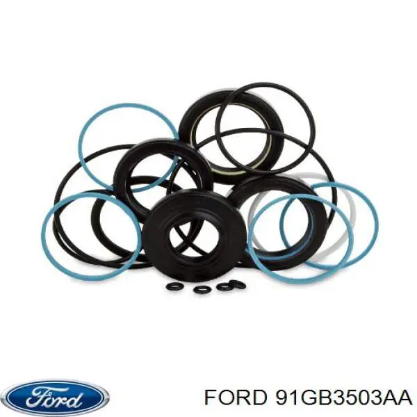 91GB3503AA Ford cremalheira da direção