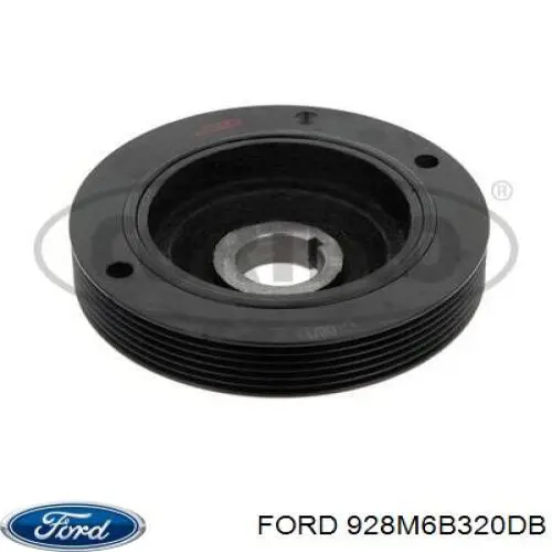 Купить 928M6B320DB Ford Шкив-демпфер коленвала