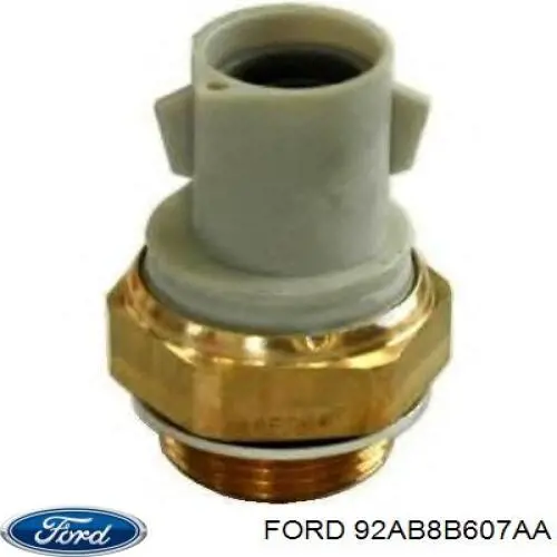 92AB8B607AA Ford sensor de temperatura do fluido de esfriamento (de ativação de ventilador do radiador)