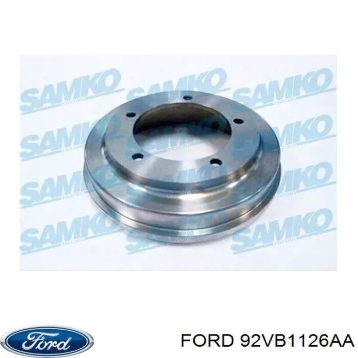 Купить 92VB1126AA Ford Тормозной барабан