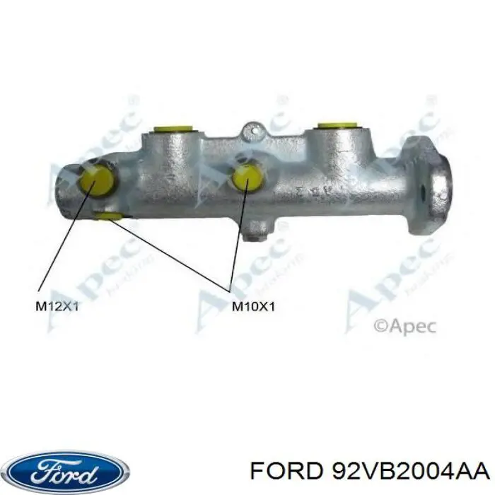 Цилиндр тормозной главный 92VB2004AA Ford