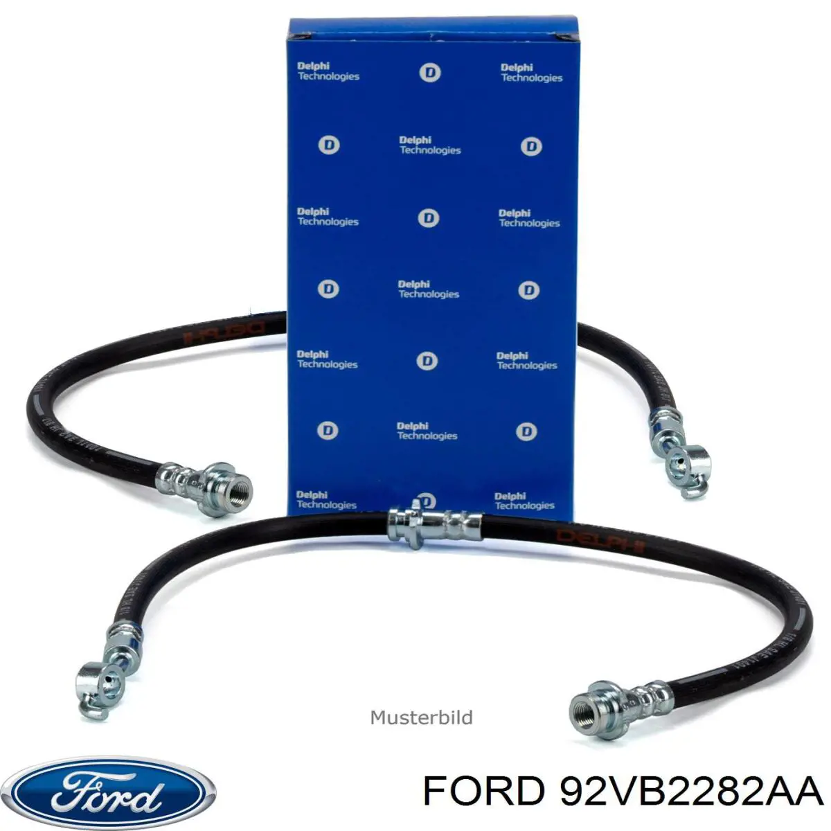 Тормозной шланг задний Ford 92VB2282AA цена, от 8.18 USD
