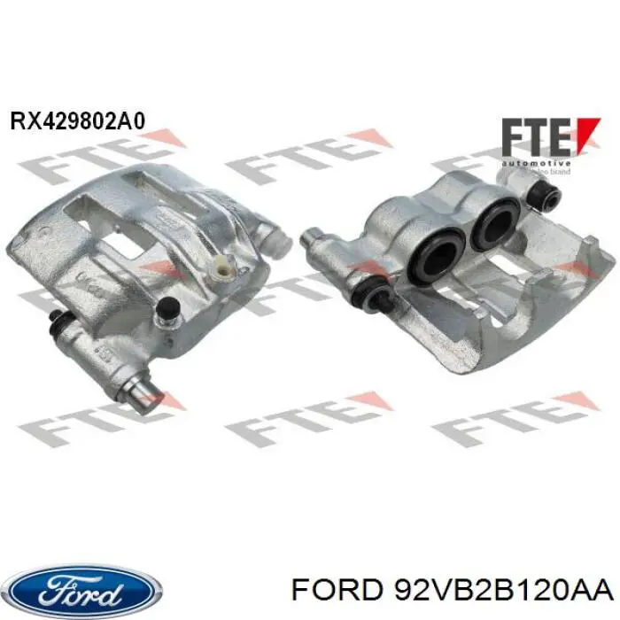 Купить 92VB2B120AA Ford Суппорт тормозной передний правый