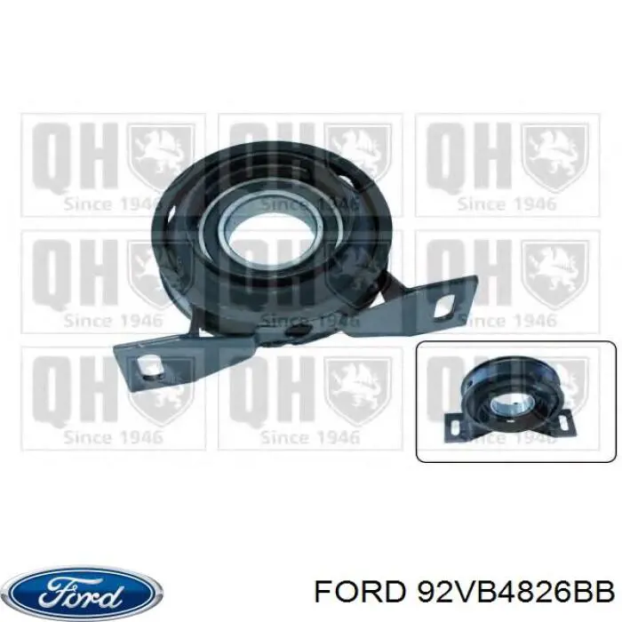 Купить 92VB4826BB Ford Опорный подшипник карданного вала