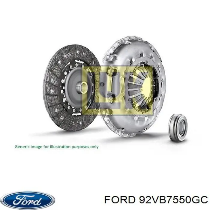 Купить 92VB7550GC Ford Диск сцепления