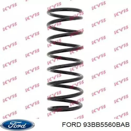 93BB5560BAB Ford mola traseira