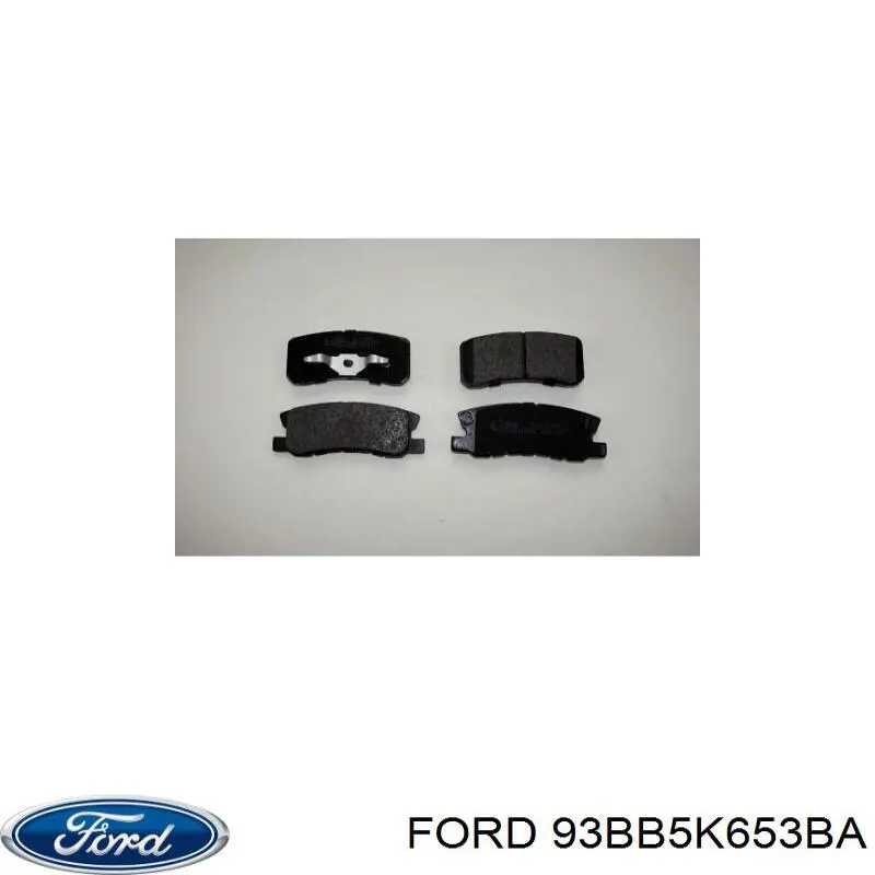 Купить 93BB5K653BA Ford Сайлентблок цапфы задней