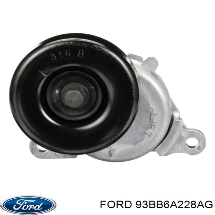 Роликовий модуль натяжителя ремня Ford 93BB6A228AG цена, от 86.30 USD