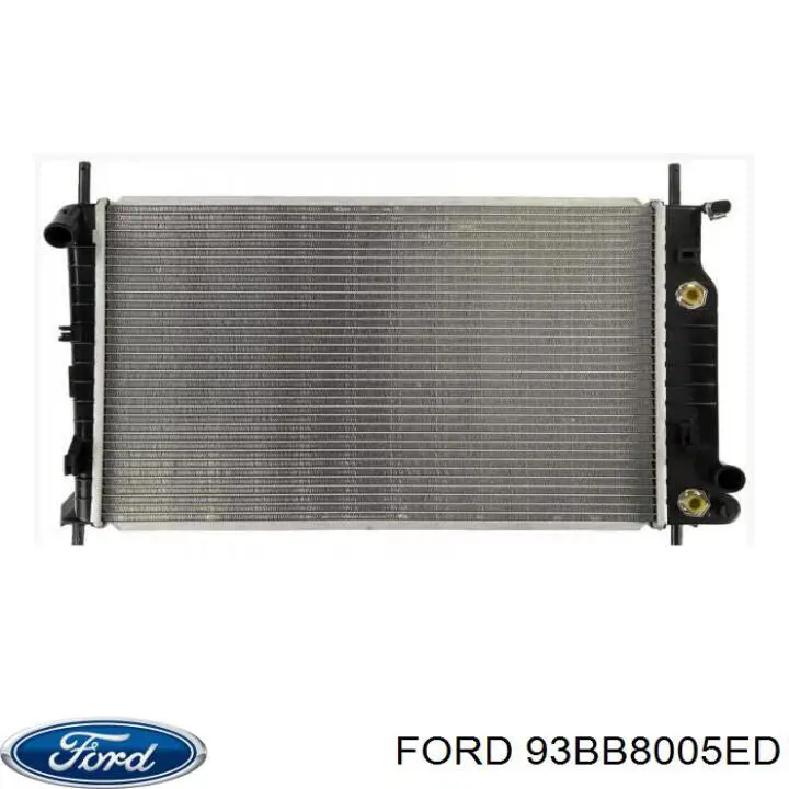 93BB8005ED Ford радиатор