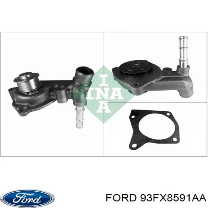 Помпа 93FX8591AA Ford