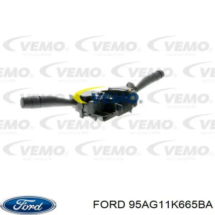 Подрулевой переключатель 95AG11K665BA Ford