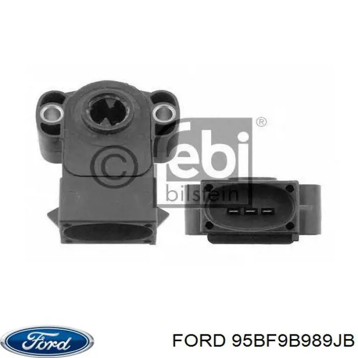 Купить 95BF9B989JB Ford Потенциометр