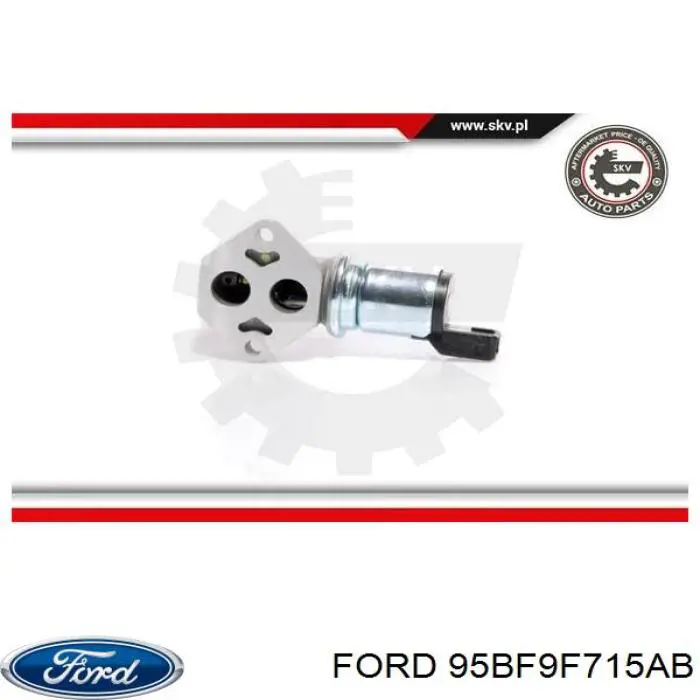 95BF9F715AB Ford клапан (регулятор холостого хода)