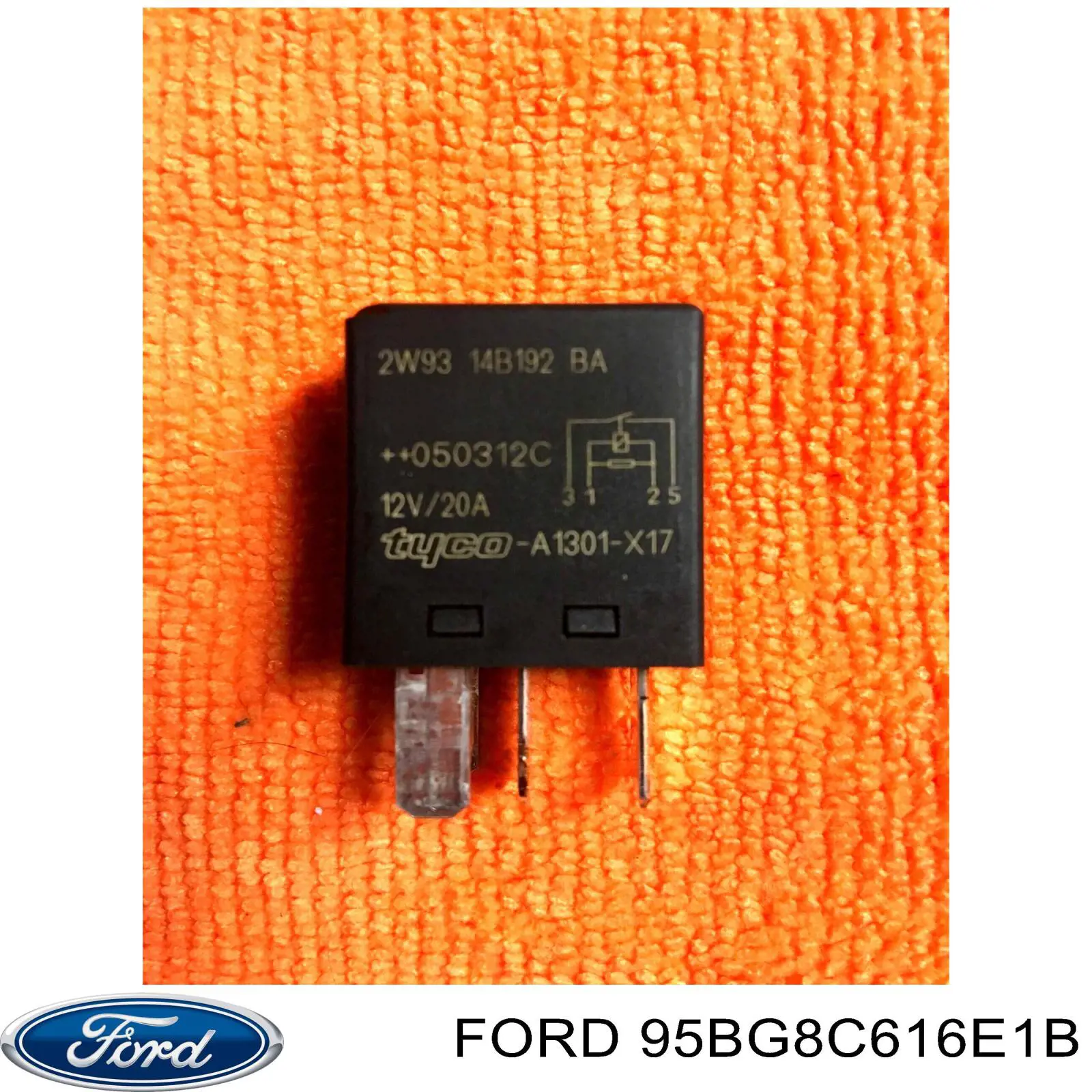 95BG8C616E1B FORD Relé de ventilador de habitáculo original y equivalente