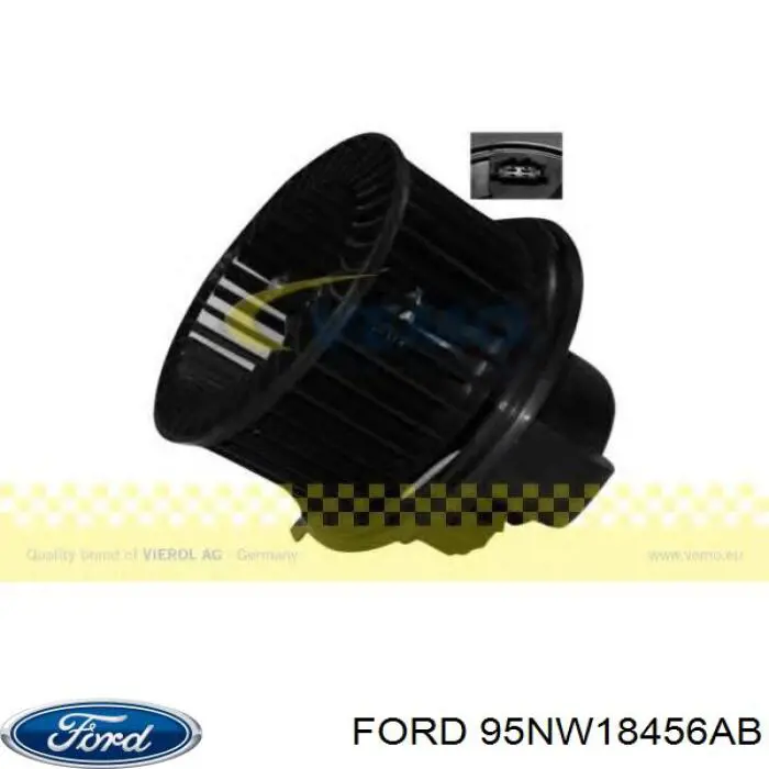 Мотор вентилятора печки (отопителя салона) Ford 95NW18456AB цена, от 77.77 USD