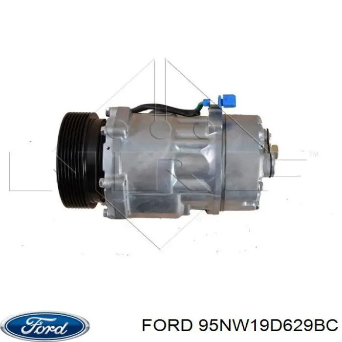 Компрессор кондиционера 95NW19D629BC Ford