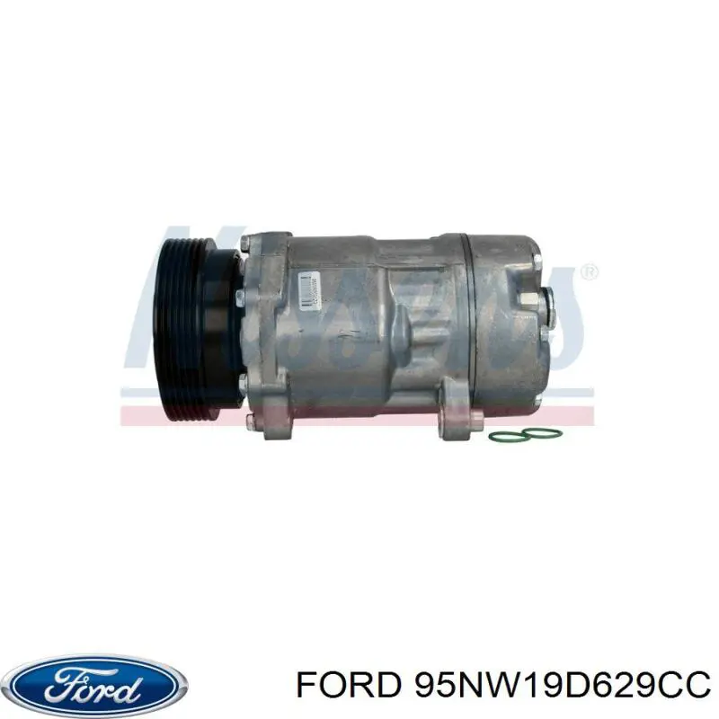 Компрессор кондиционера 95NW19D629CC Ford