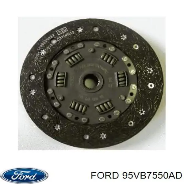 95VB7550AD Ford disco de embraiagem