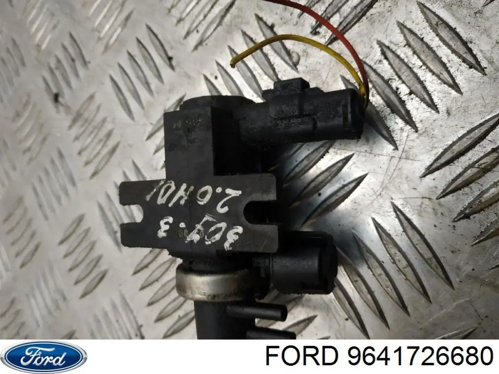 Купить 9641726680 Ford Клапан преобразователь давления наддува (соленоид) 