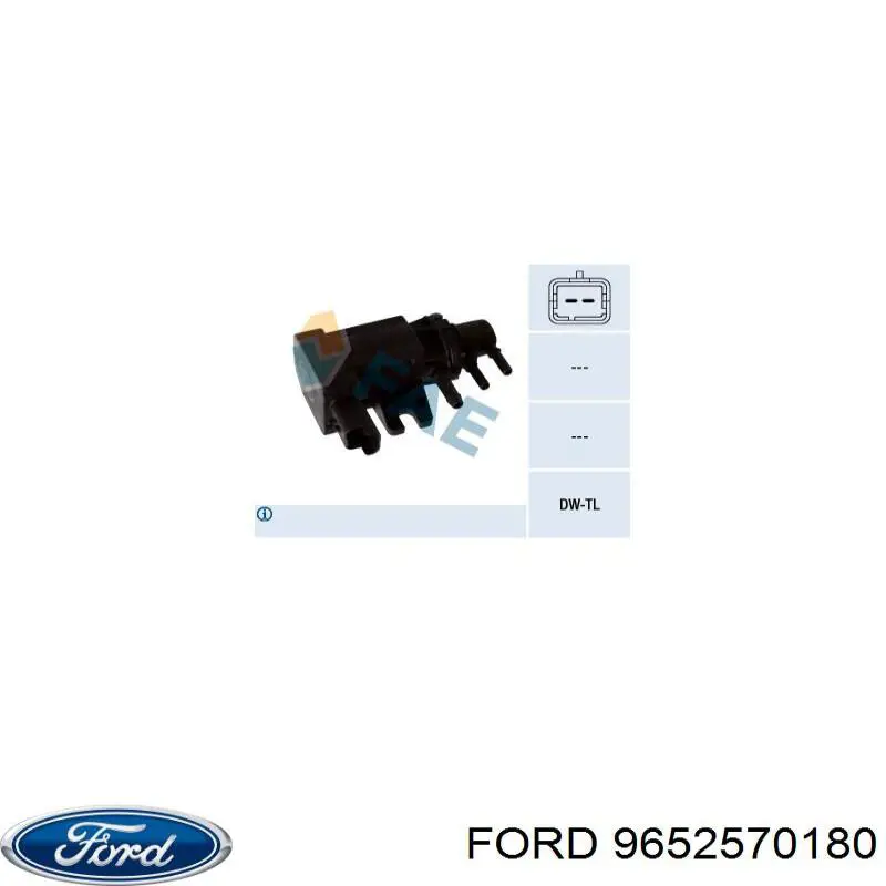 Преобразователь давления (соленоид) наддува Ford 9652570180 цена, от 15.02 USD