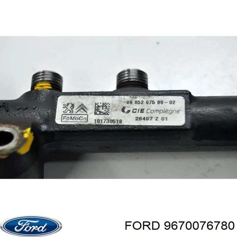 Sensor de pressão de combustível 9670076780 Ford