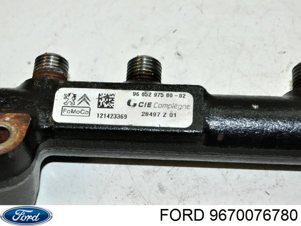 Sensor de pressão de combustível Ford 9670076780
