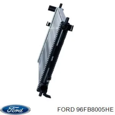 96FB8005HE Ford радиатор