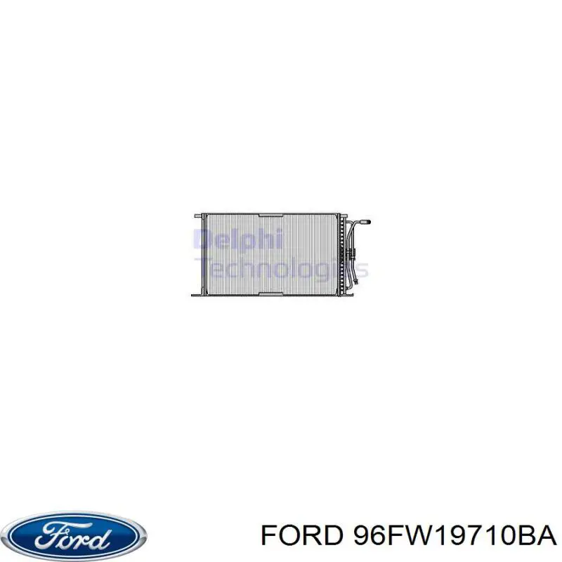 Купить 96FW19710BA Ford Радиатор системы охлаждения кондиционера