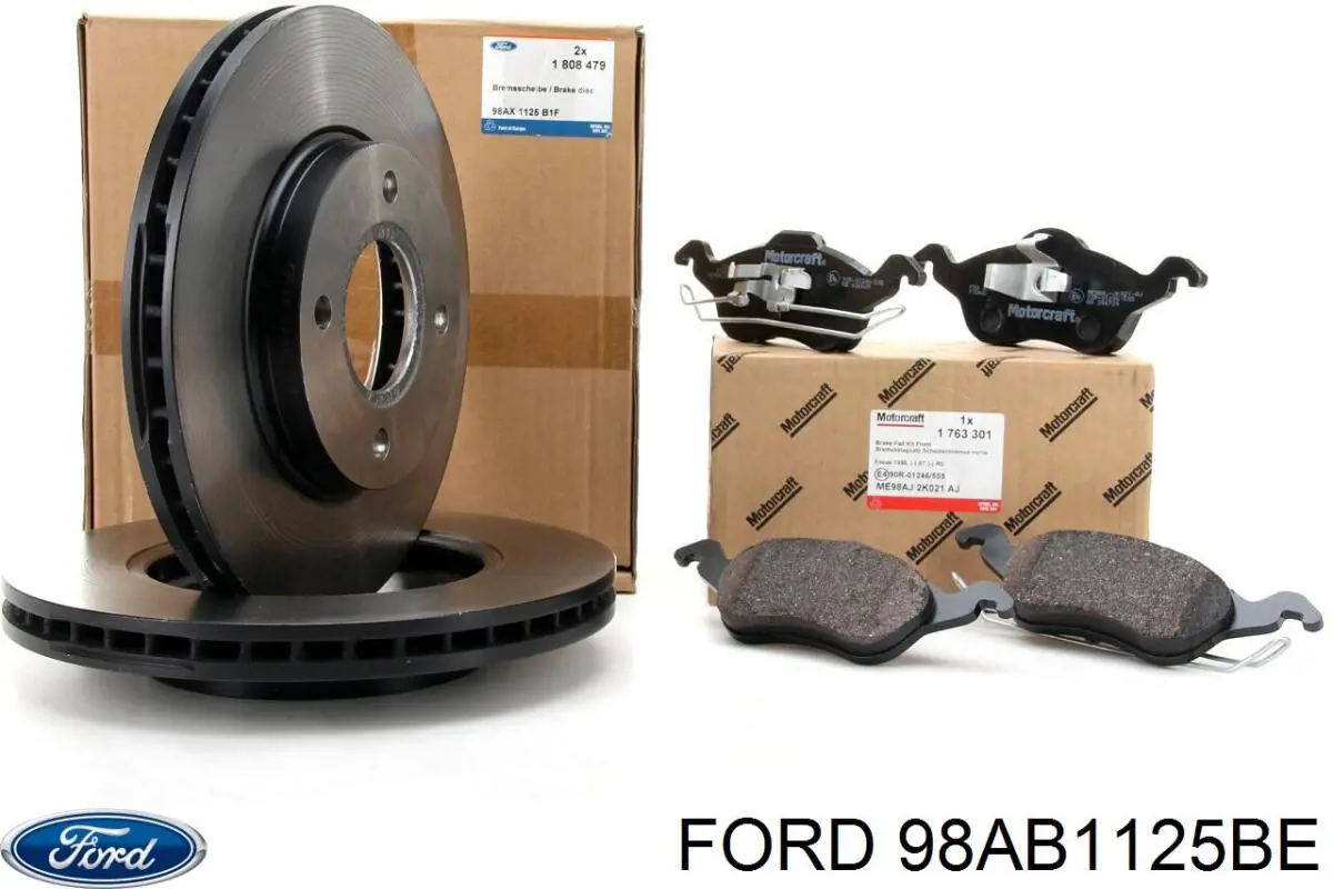Тормоз дисковый передний Ford 98AB1125BE цена, от 26.30 USD