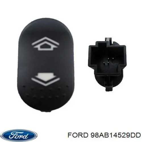 Купить 98AB14529DD Ford Кнопка подъемника заднего стекла