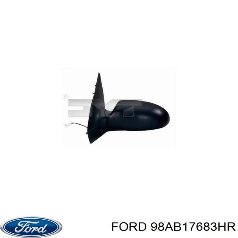 98AB-17683-HR Ford зеркало заднего вида левое