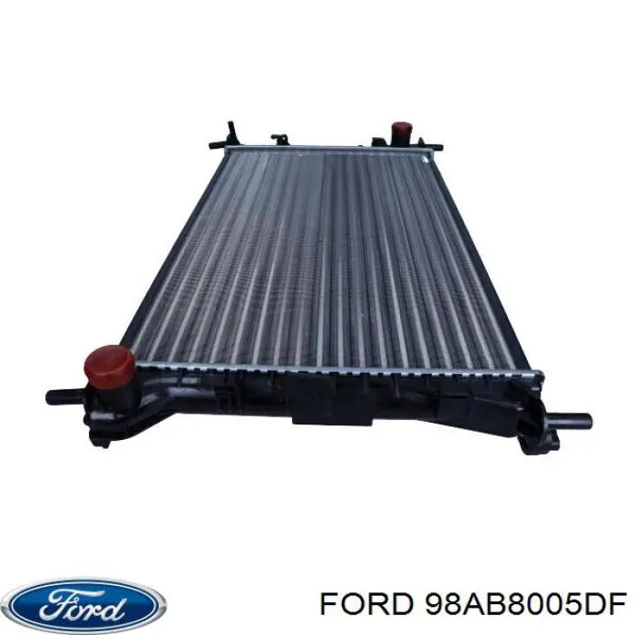 Радиатор охлаждения двигателя Ford 98AB8005DF цена, от 55.98 USD